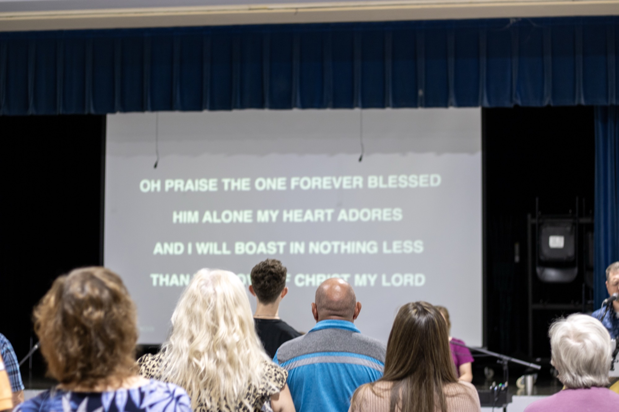 A Sunday gathering at Cross Hill Church